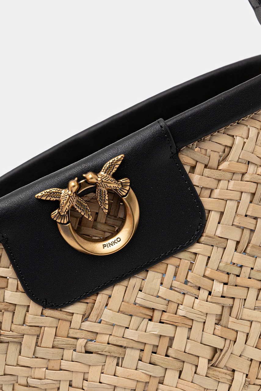 Τσάντα παραλίας Pinko χρώμα: ροζ, 103325 A1RL φωτογραφία