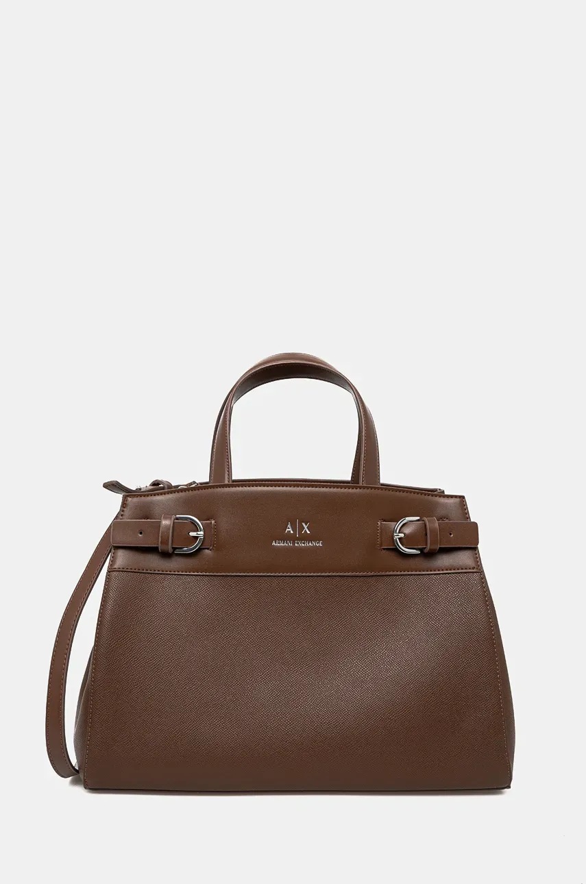 

Чанта Armani Exchange в кафяво, Кафяв