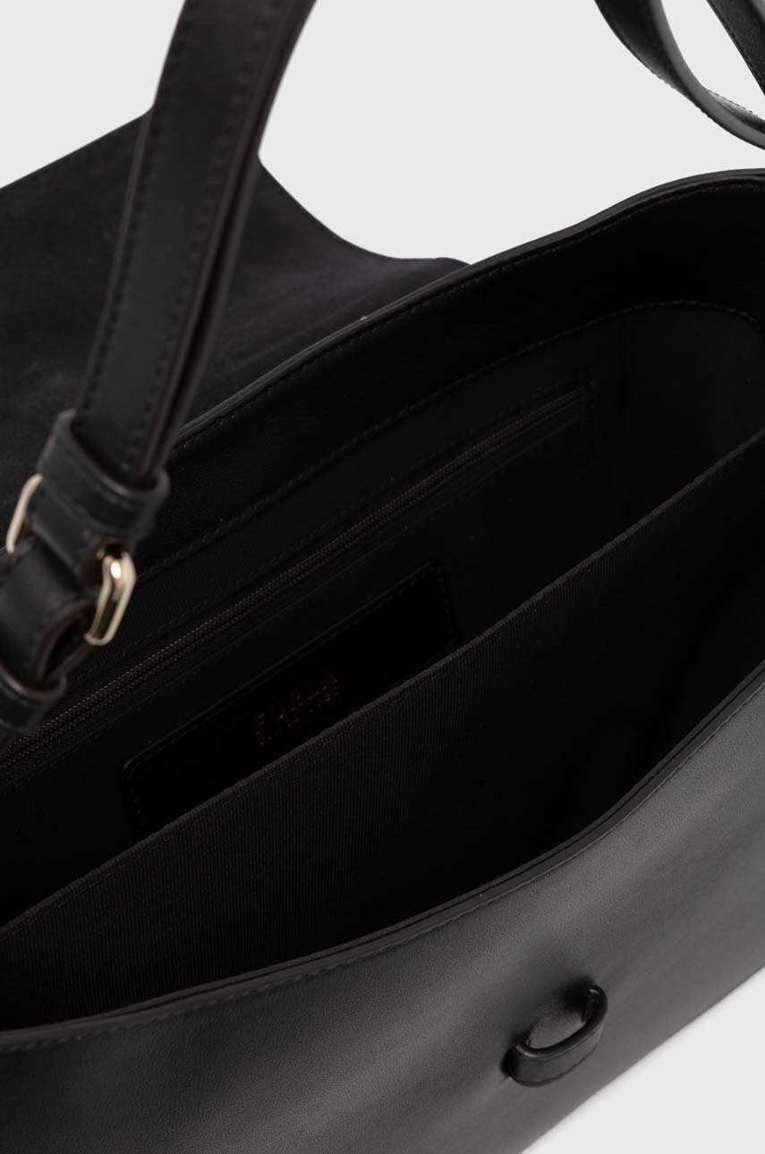 Шкіряна сумочка Furla колір чорний 