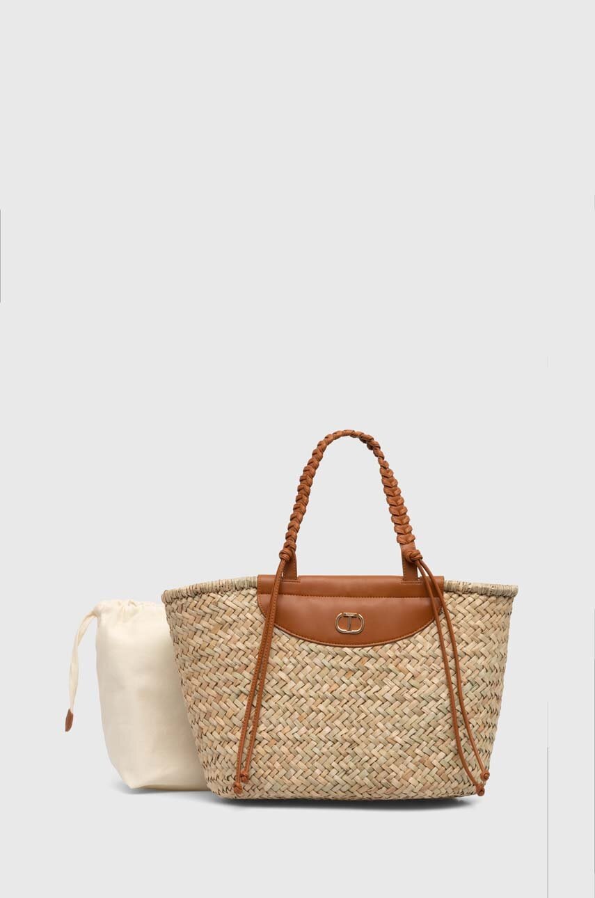 

Чанта Twinset в кафяво, Кафяв