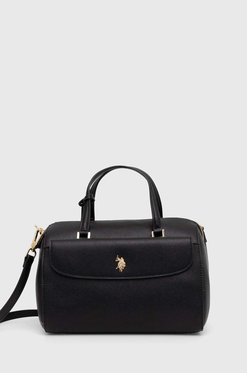 U.S. Polo Assn. poseta culoarea negru - Shoppu.ro