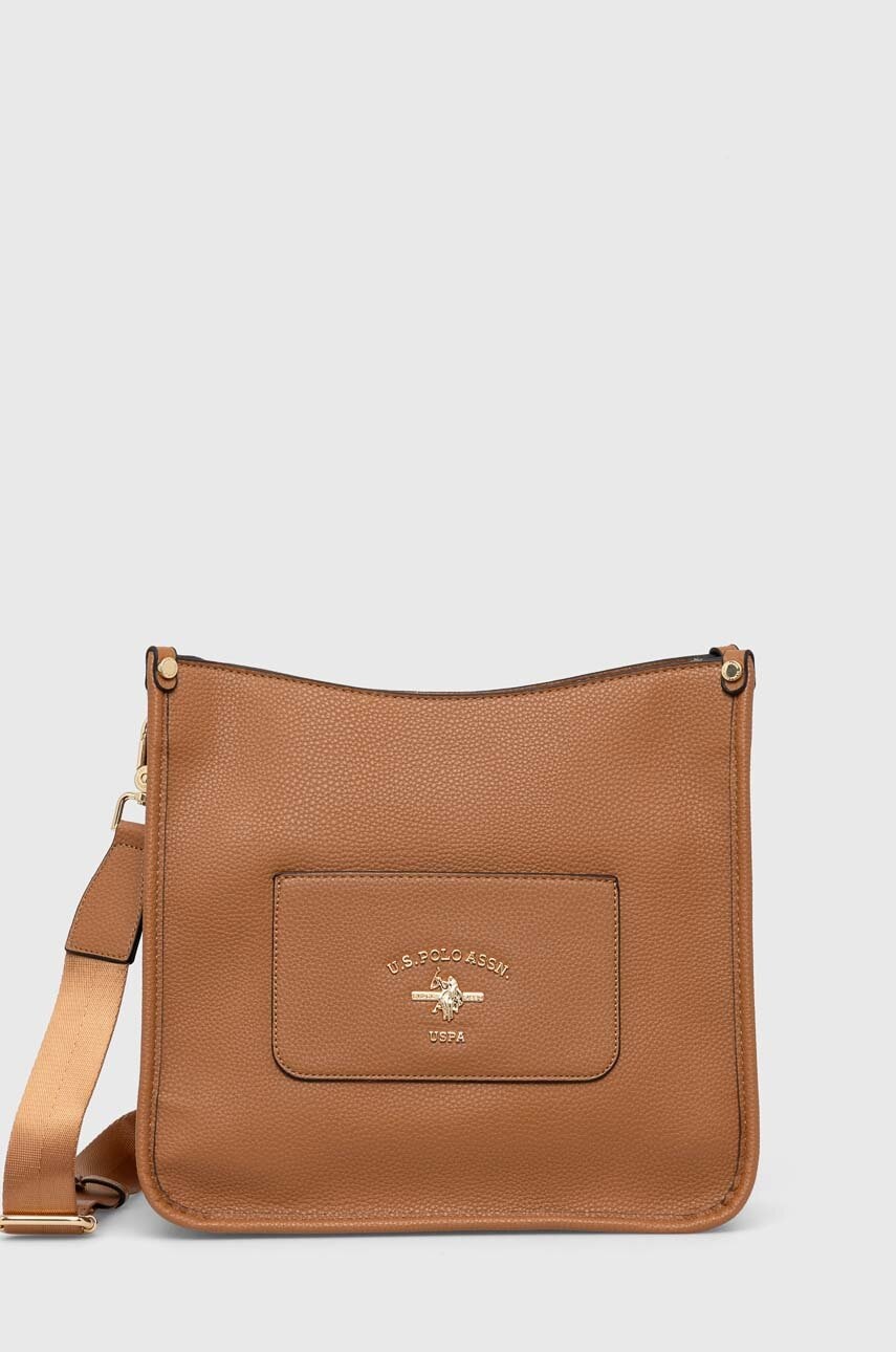 U.S. Polo Assn. poseta culoarea maro U.S. Polo Assn. poseta culoarea maro