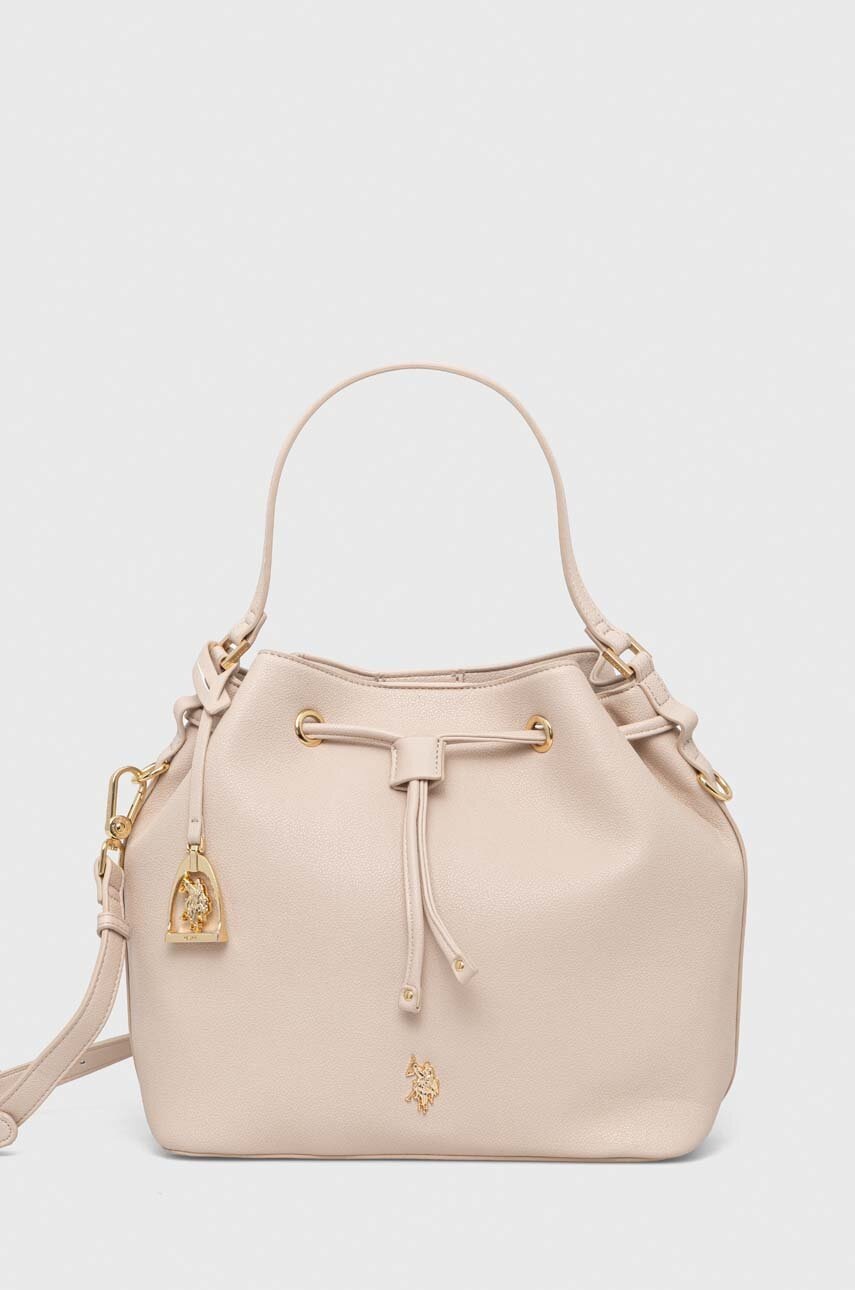 U.S. Polo Assn. poseta culoarea bej - Accesorii