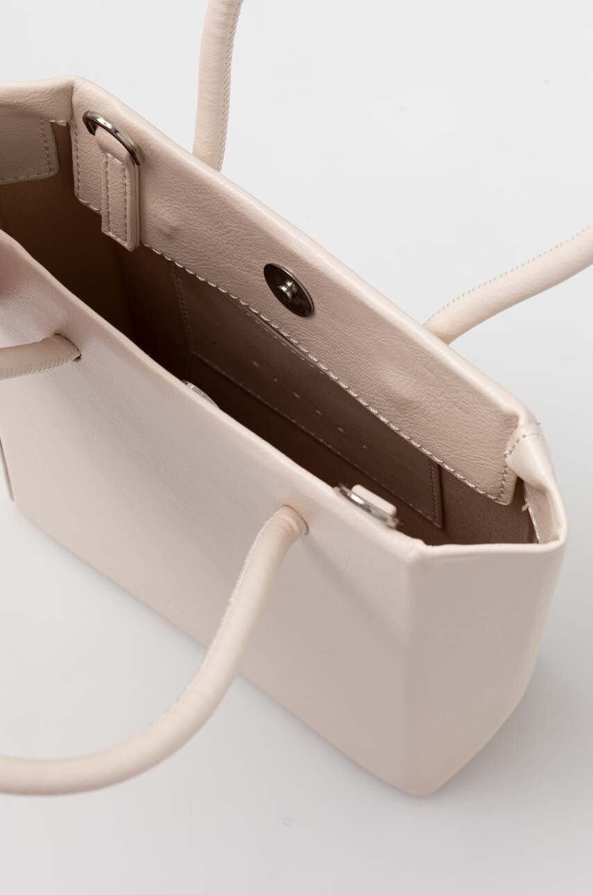 Τσάντα Sisley χρώμα: μπεζ φωτογραφία