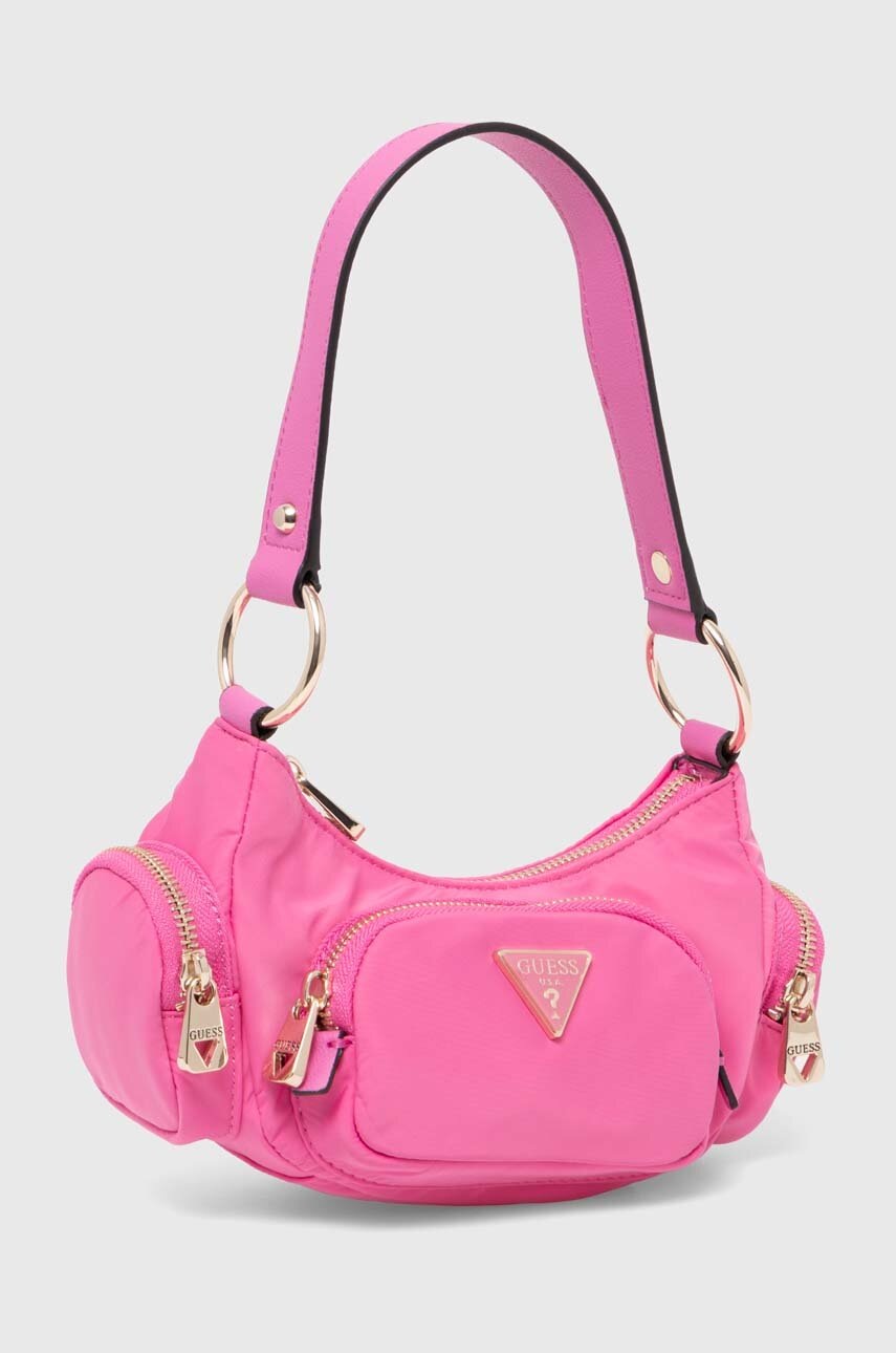 Τσάντα Guess ECO GEMMA χρώμα: μοβ, HWEYG8 39571 φωτογραφία