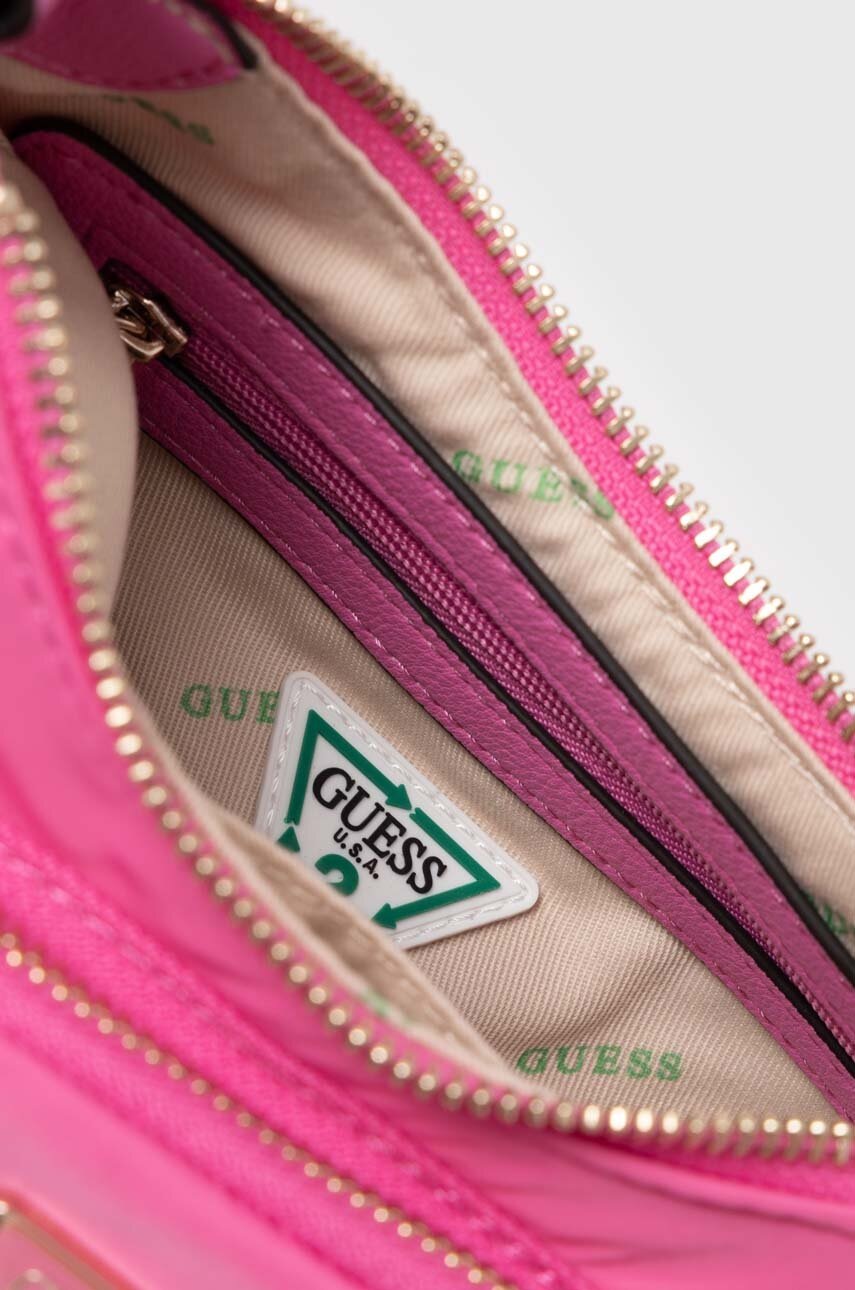 Τσάντα Guess ECO GEMMA χρώμα: μοβ, HWEYG8 39571 φωτογραφία