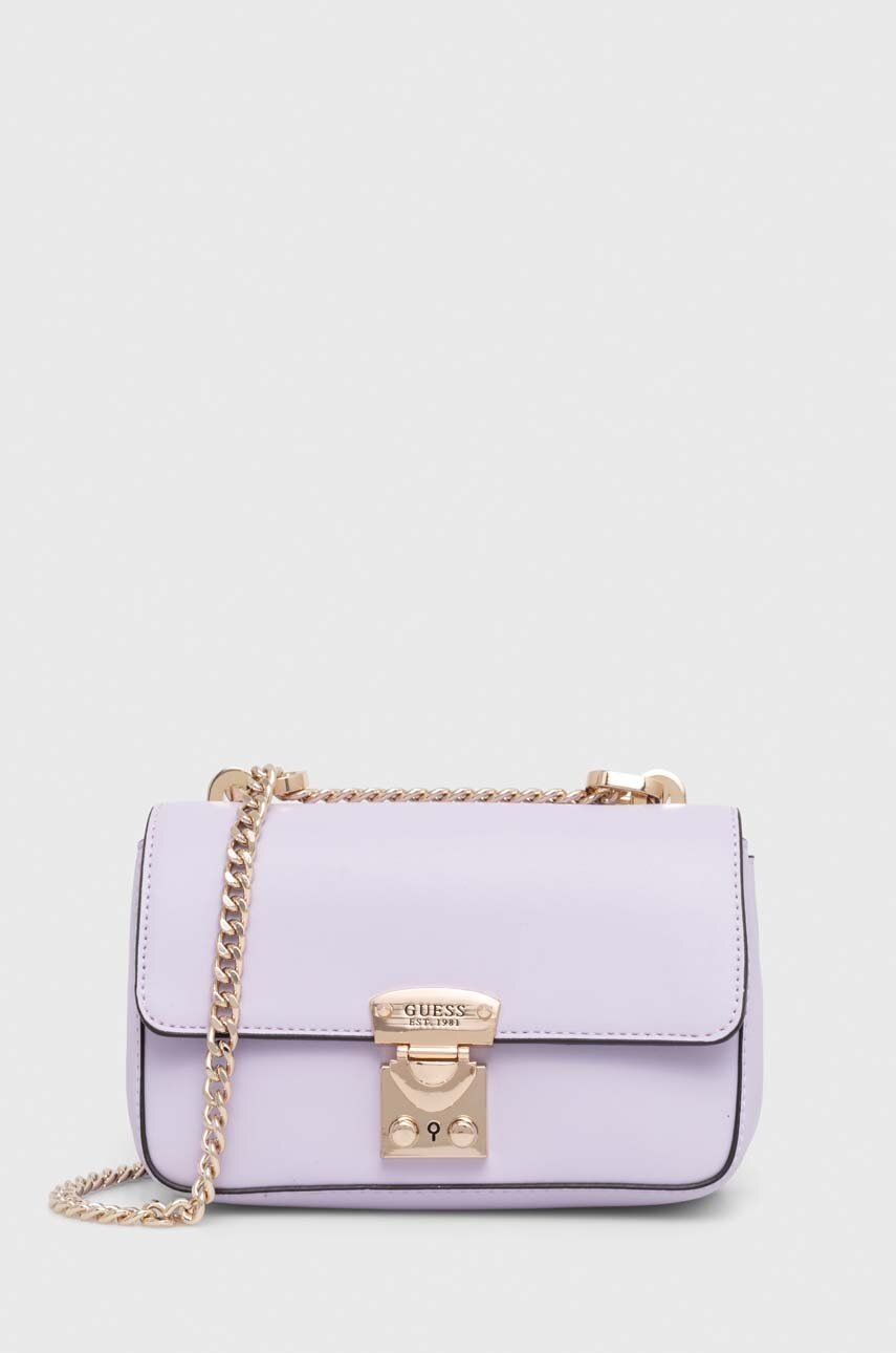 

Чанта Guess ELIETTE в лилаво HWVG92 25780, Виолетов