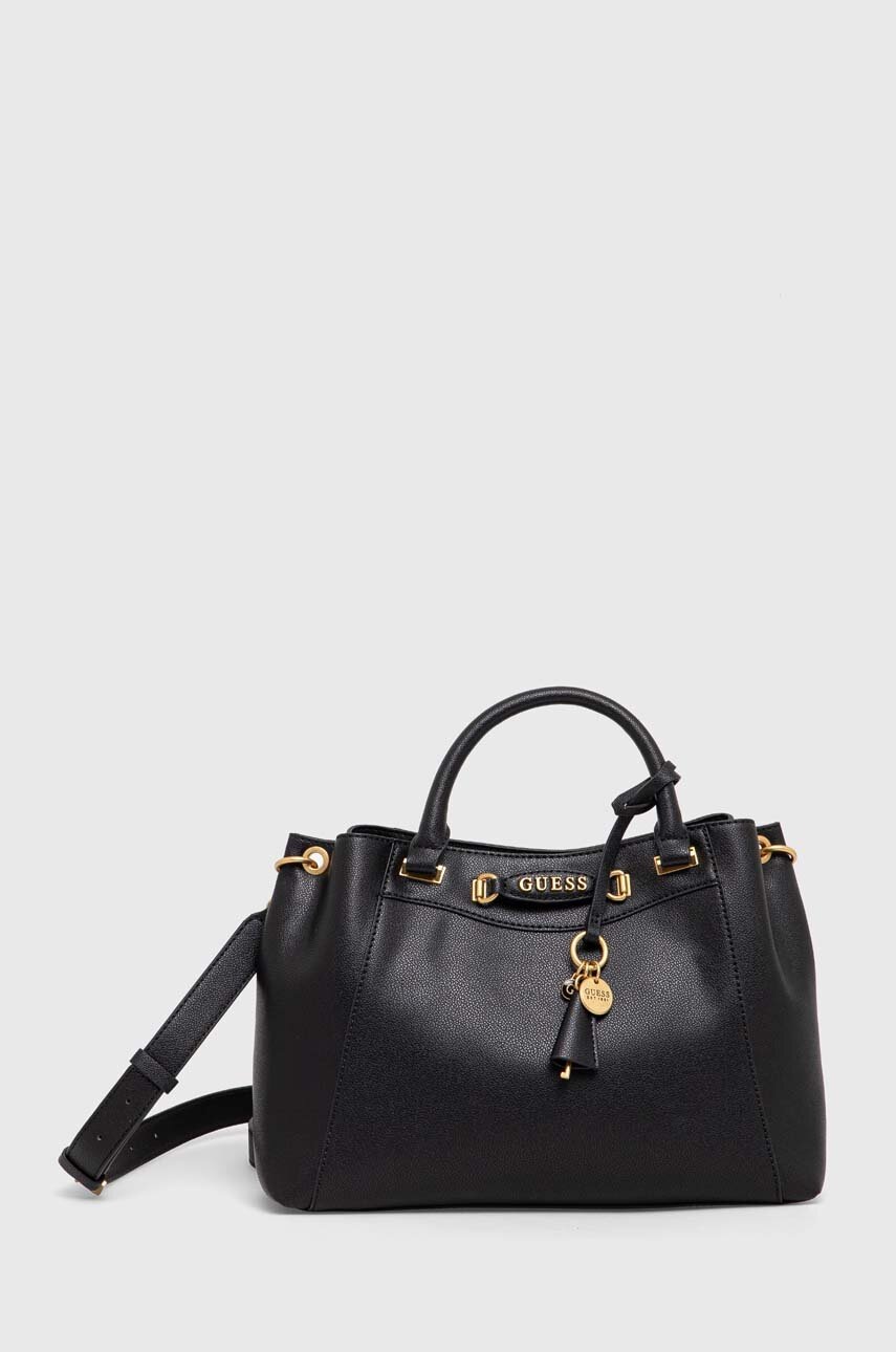 

Чанта Guess EMERA в черно HWVA92 21060, Черен