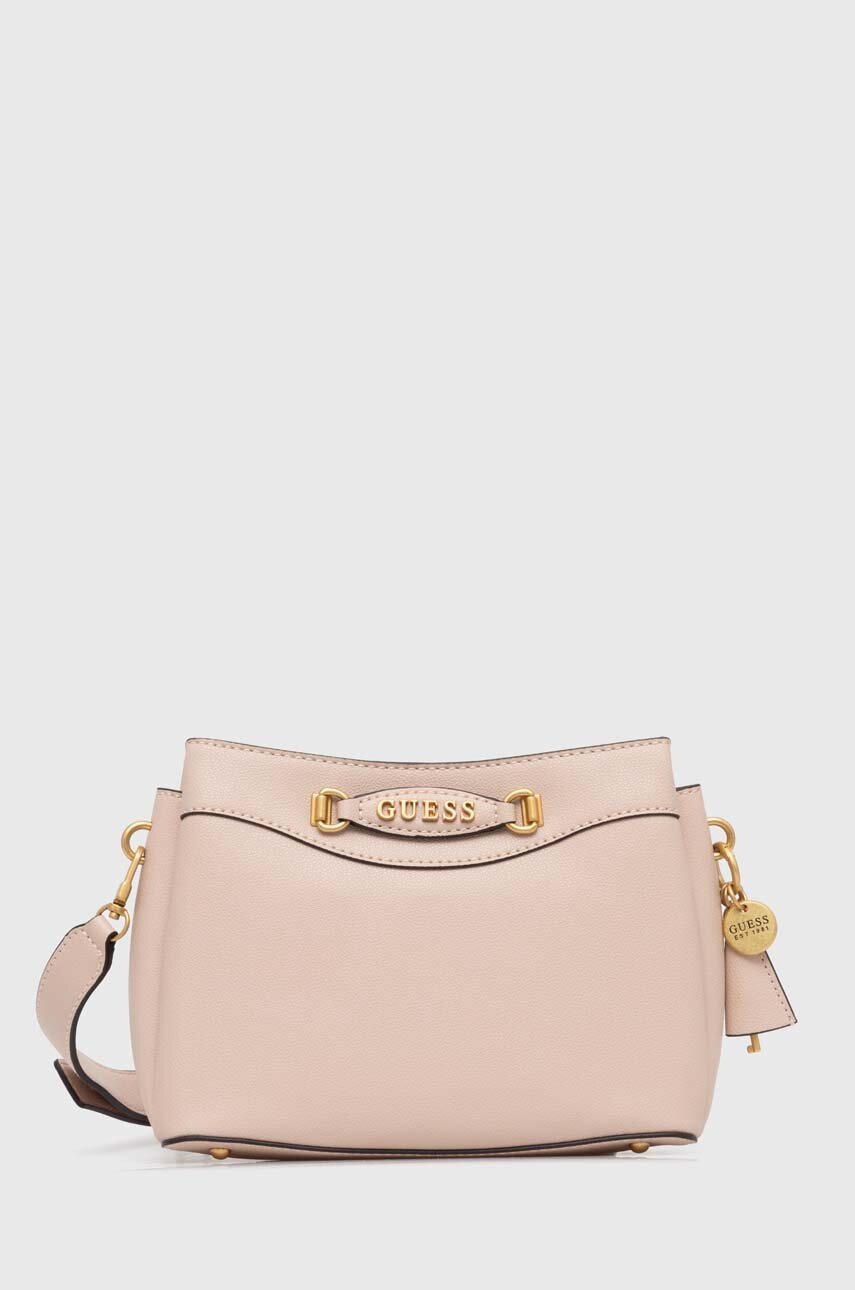 

Чанта Guess EMERA в бежово HWVA92 21120, Бежов