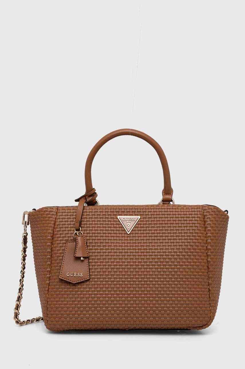 

Чанта Guess ETEL в кафяво HWWW92 19060, Кафяв