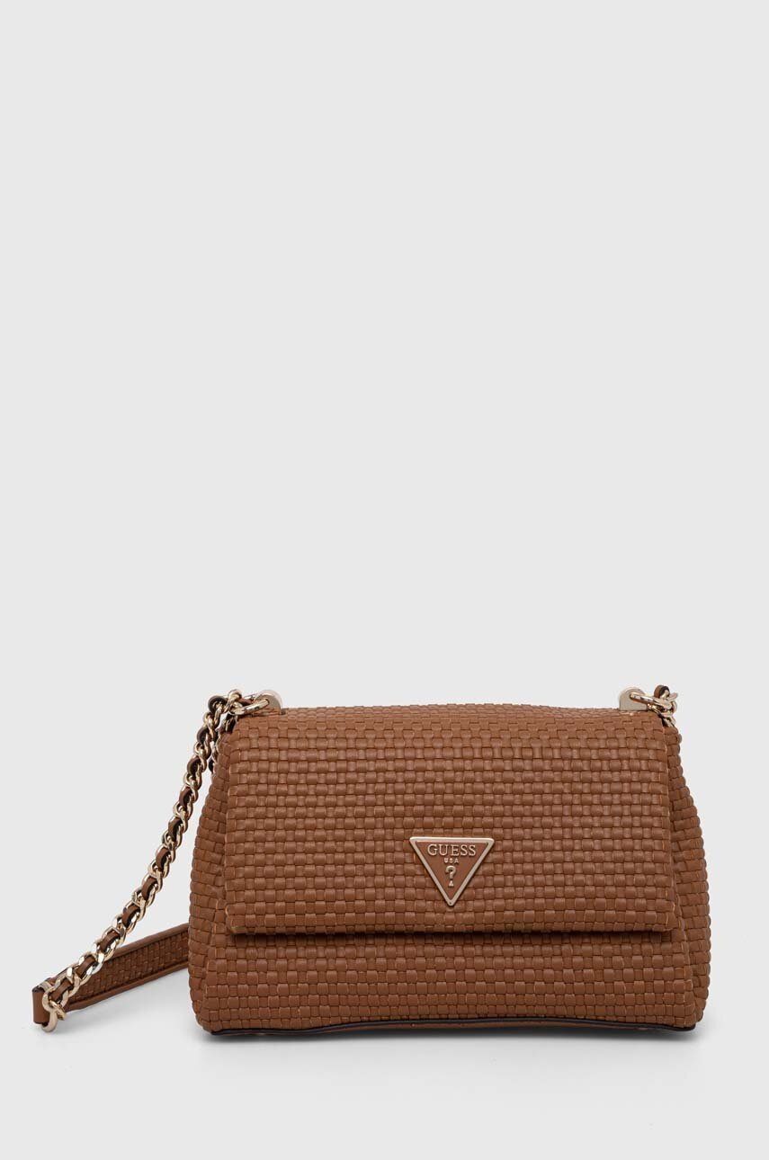 

Чанта Guess ETEL в кафяво HWWW92 19210, Кафяв