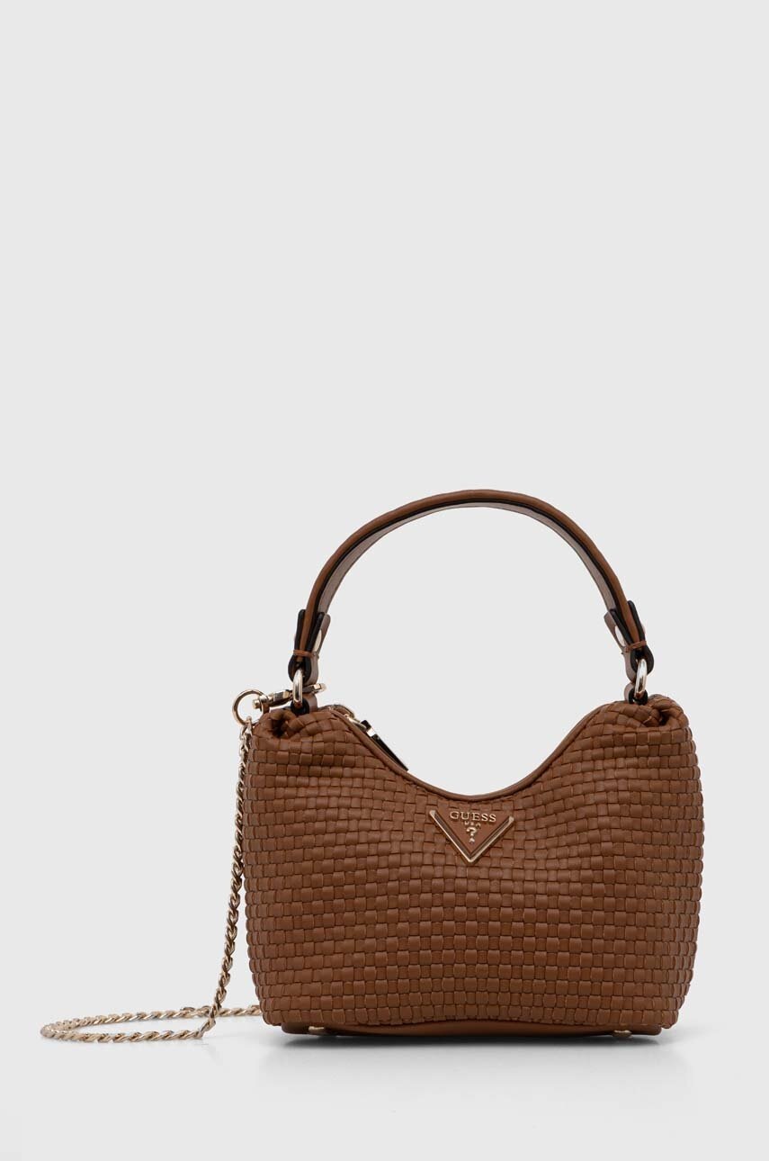 

Чанта Guess ETEL в черно HWWW92 19730, Кафяв
