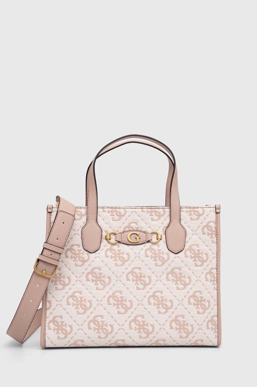 

Чанта Guess IZZY в бежово HWJA86 54220, Розов