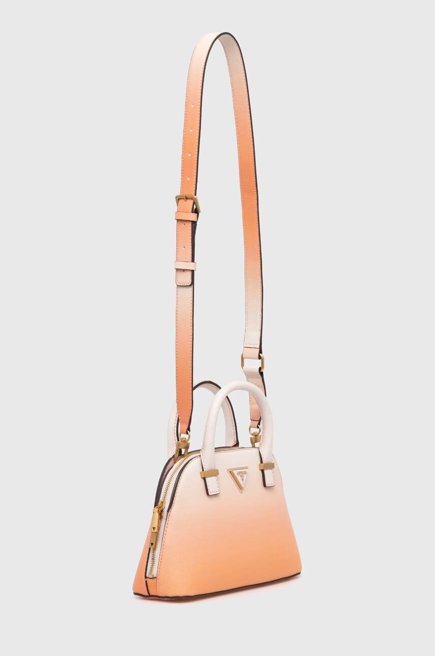 Τσάντα Guess χρώμα: πορτοκαλί φωτογραφία