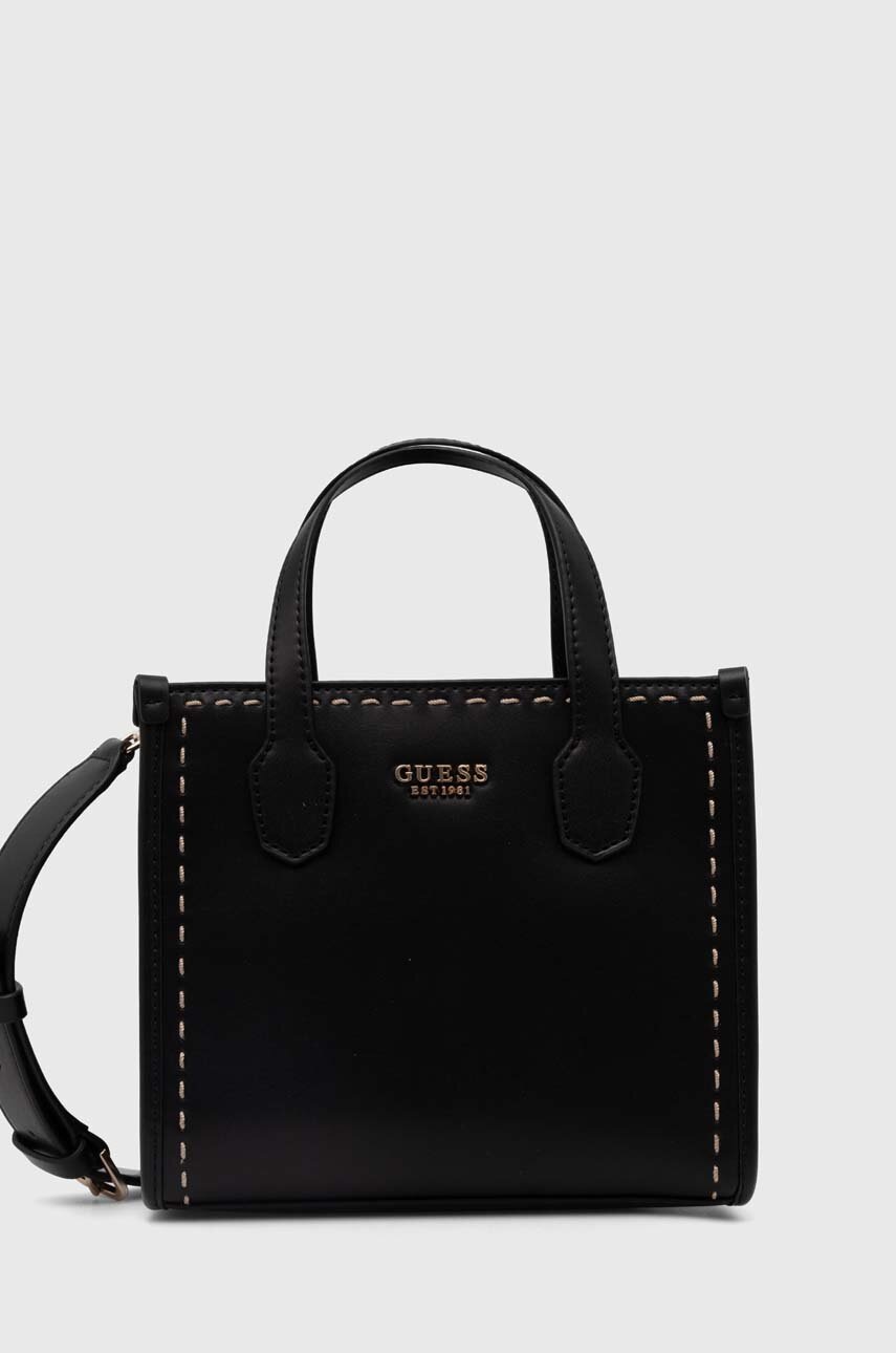 

Чанта Guess SILVANA в черно HWVC86 65770, Черен