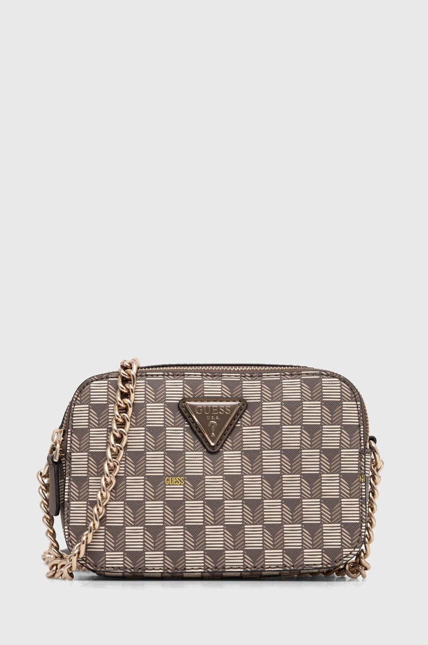 

Чанта Guess VIKKY в тъмносиньо HWJT93 18140, Бежов