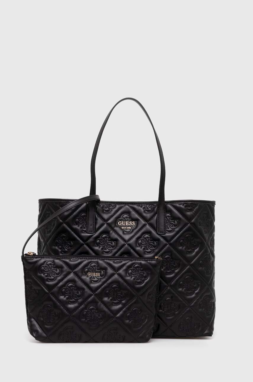 

Чанта Guess VIKKY в черно HWQM93 18290, Черен