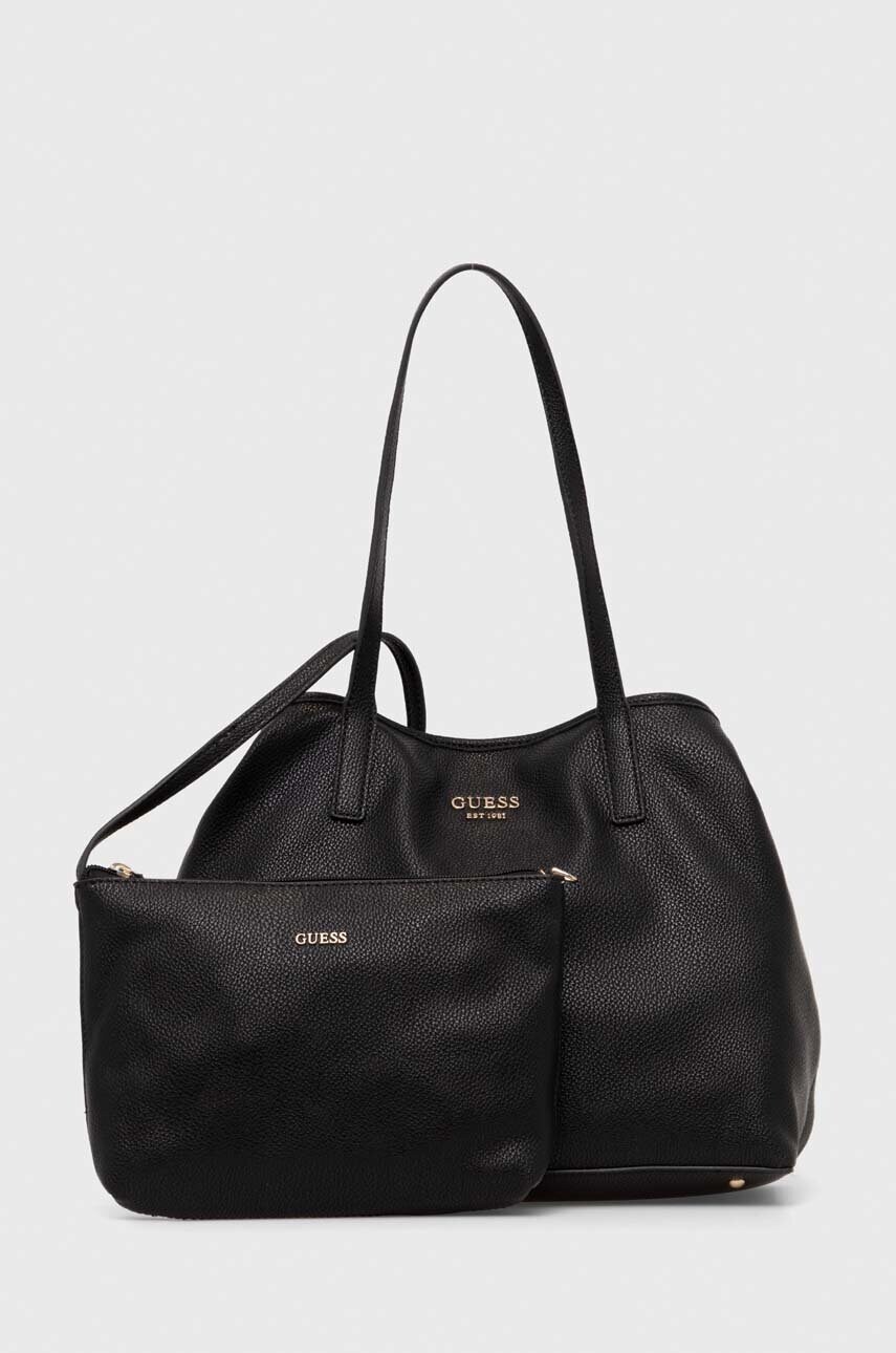 

Чанта Guess VIKKY в черно HWVG93 18280, Черен