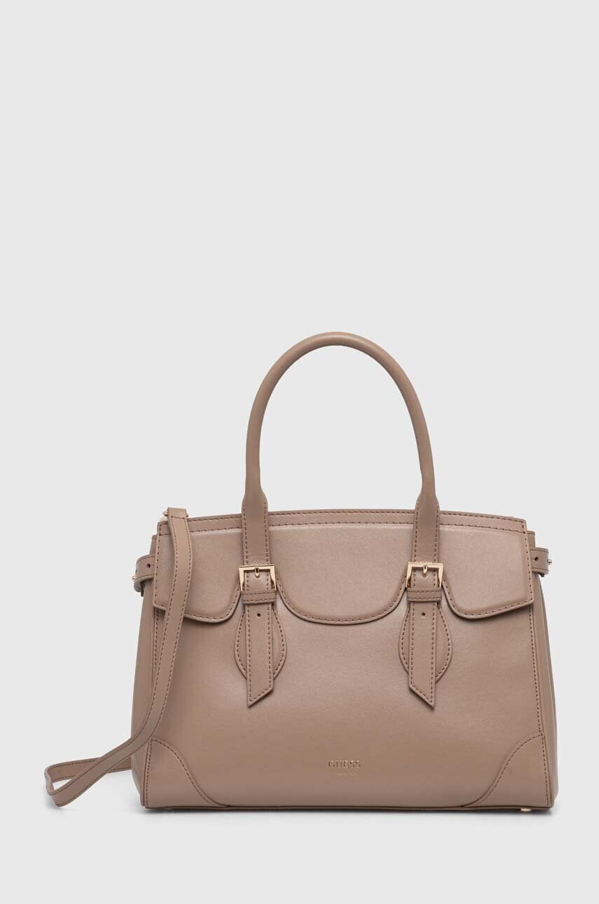 

Кожена чанта Guess DIANA в бежово HWDIAA L4176, Бежов