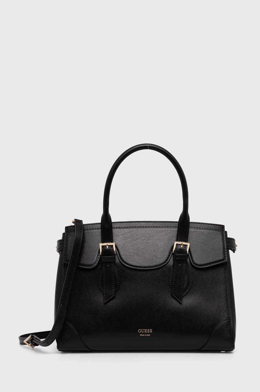 

Кожена чанта Guess DIANA в черно HWDIAA L4176, Черен