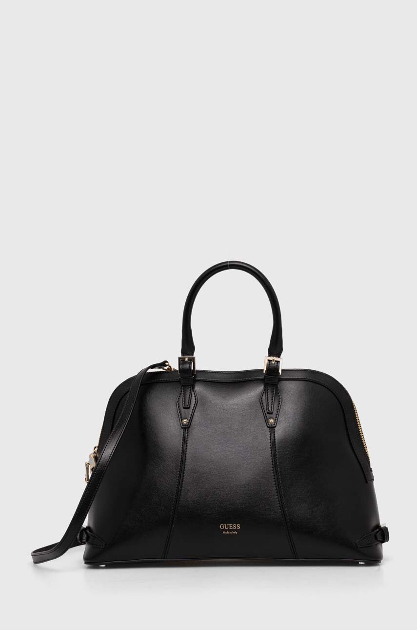 

Кожена чанта Guess NEW ADELE в черно HWNWAP L4238, Черен