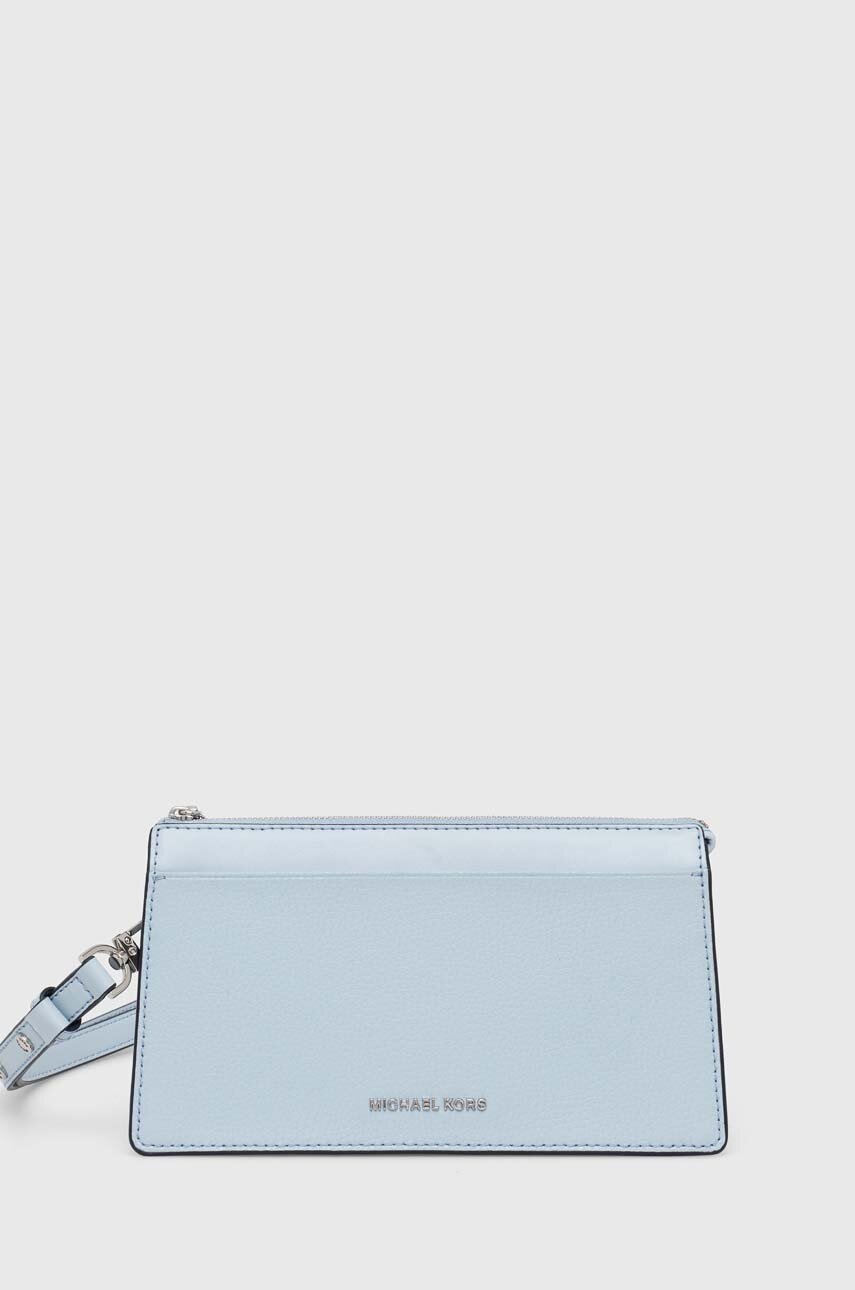 

Кожена чанта MICHAEL Michael Kors в синьо, Син