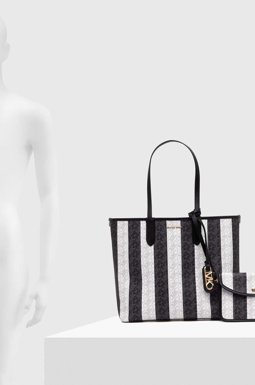 Τσάντα δυο όψεων MICHAEL Michael Kors χρώμα: μαύρο φωτογραφία