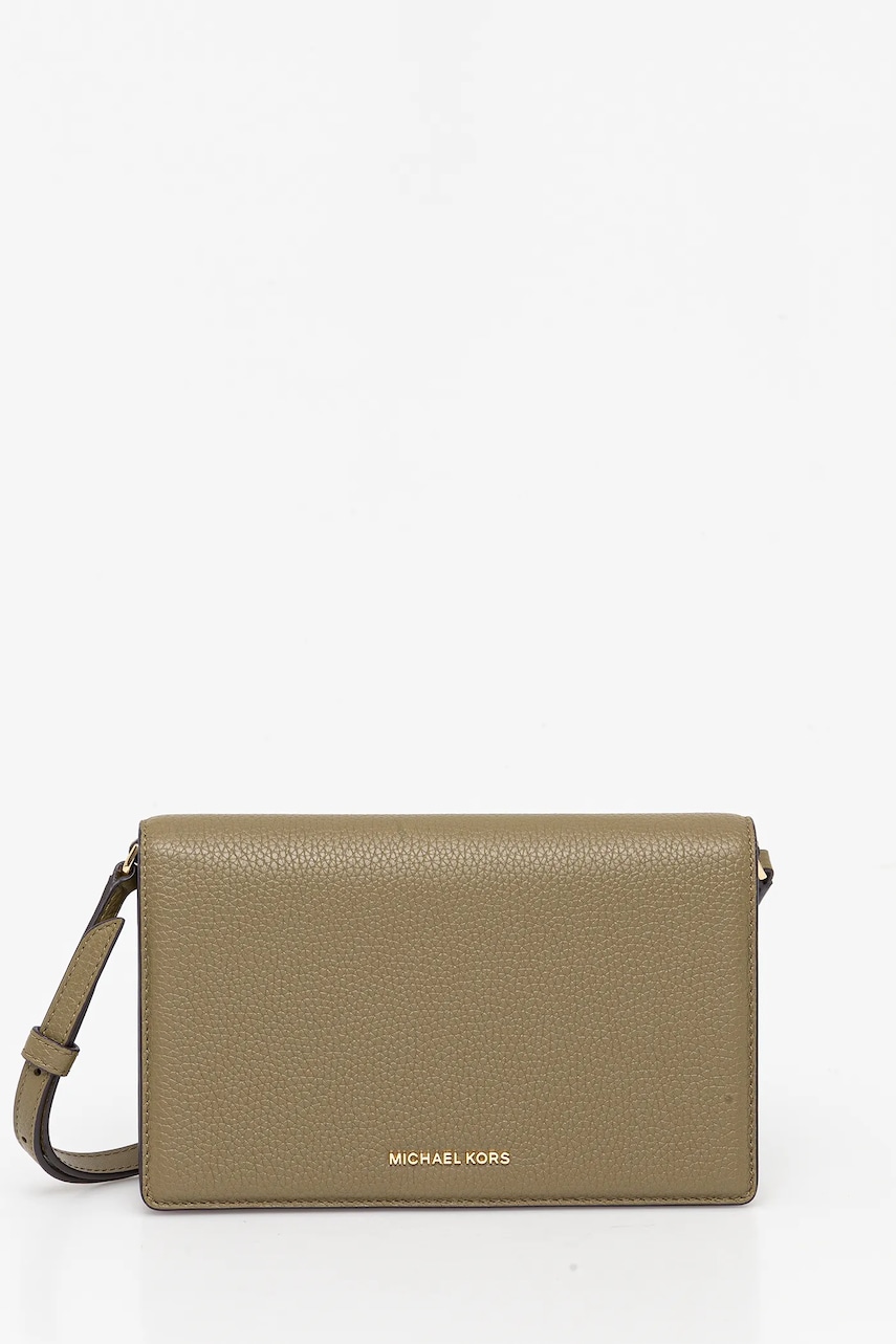 MICHAEL Michael Kors poseta de piele culoarea portocaliu