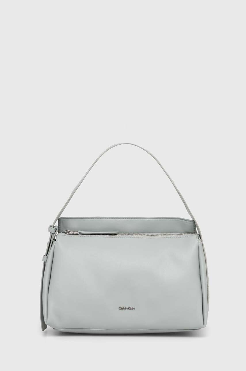 Levně Kabelka Calvin Klein šedá barva, K60K611661