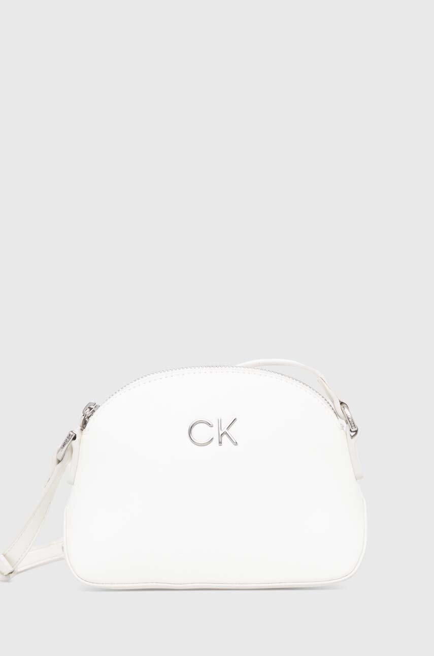 

Чанта Calvin Klein в бяло, Бял