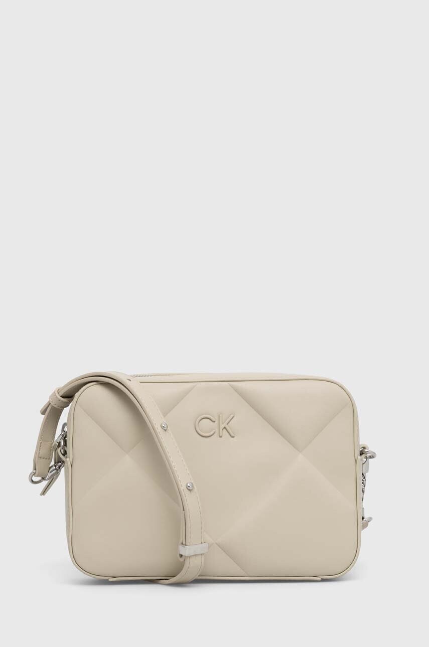 

Чанта Calvin Klein в бежово, Бежов