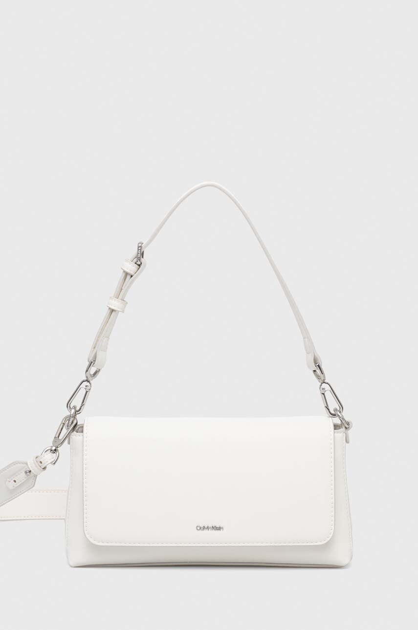 

Чанта Calvin Klein в бяло K60K611928, Бял