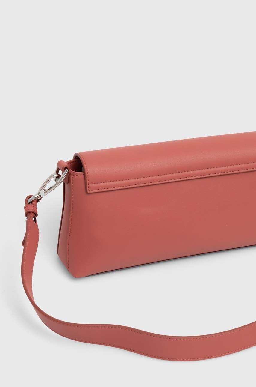 Τσάντα Calvin Klein χρώμα: κόκκινο φωτογραφία