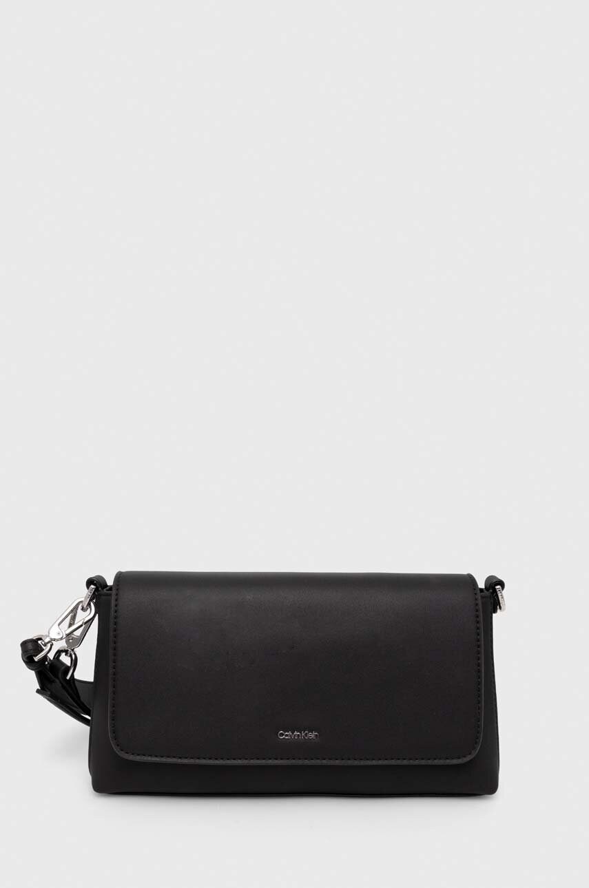 Levně Kabelka Calvin Klein černá barva, K60K611928