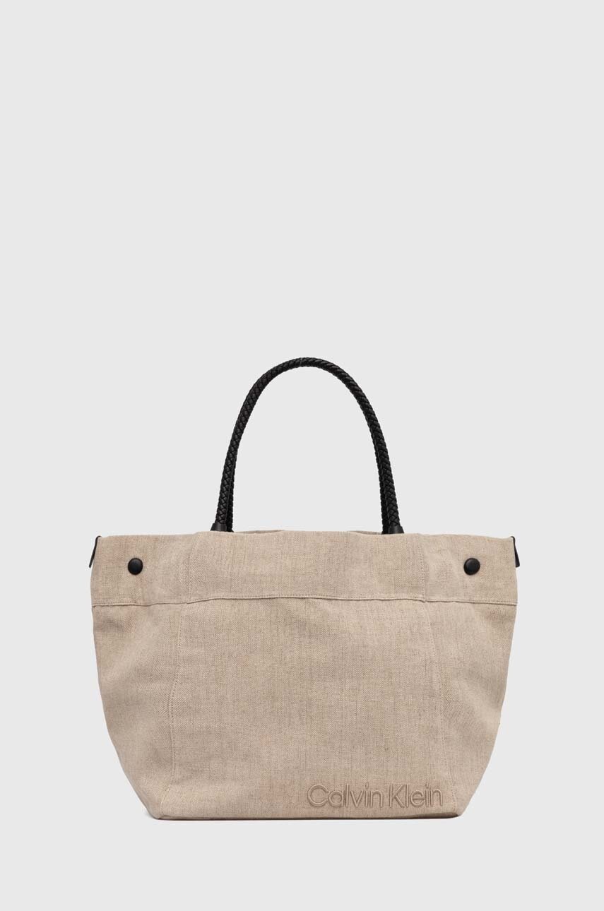 

Чанта Calvin Klein в бежово K60K611994, Бежов
