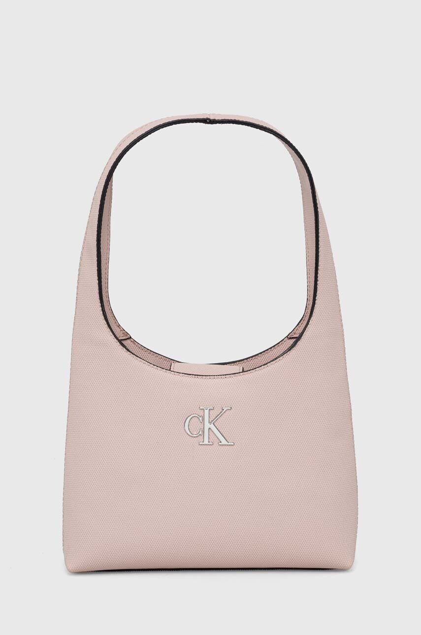 Levně Kabelka Calvin Klein Jeans růžová barva, K60K611820