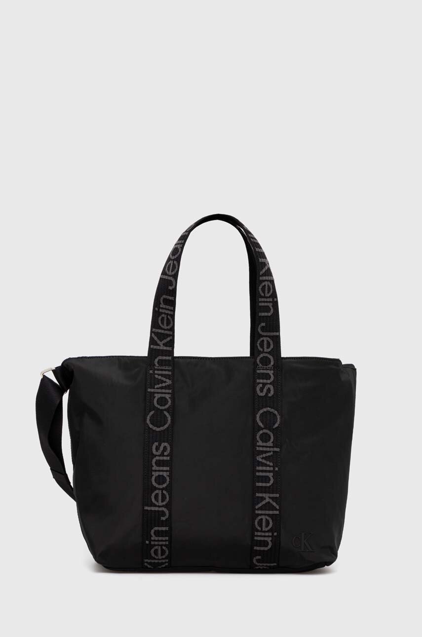 

Чанта Calvin Klein Jeans в черно K60K611946, Черен