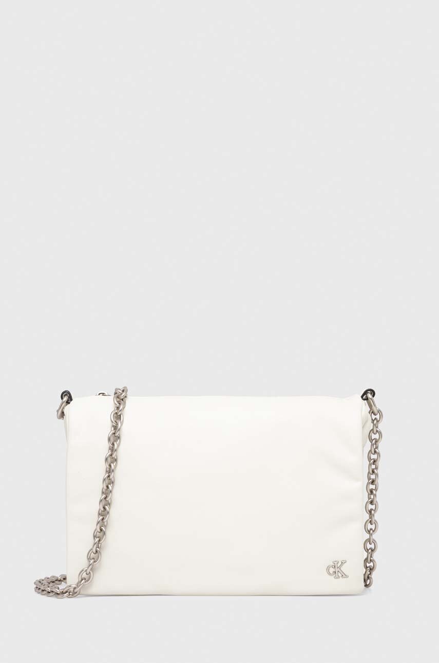 

Чанта Calvin Klein Jeans в бяло K60K611948, Бял