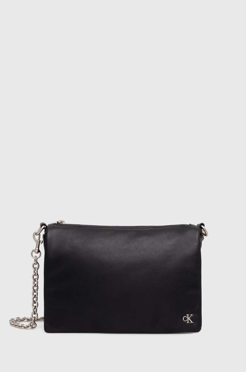 Levně Kabelka Calvin Klein Jeans černá barva, K60K611948