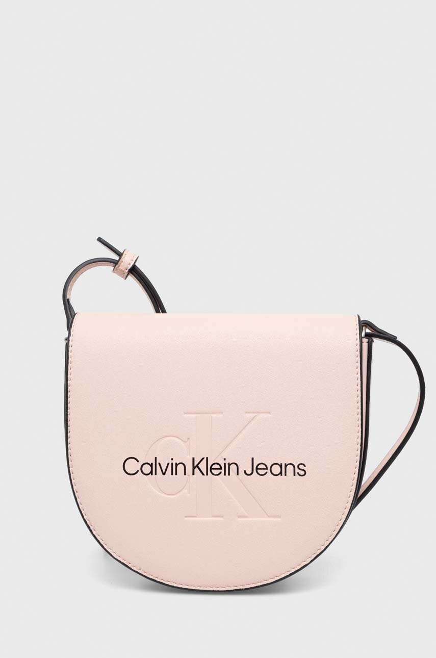 

Чанта Calvin Klein Jeans в розово K60K611966, Розов