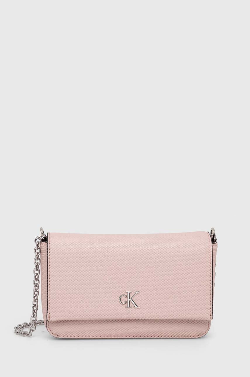 

Чанта Calvin Klein Jeans в розово K60K611971, Розов