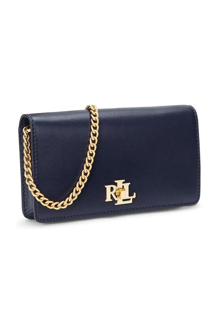 Шкіряна сумочка Lauren Ralph Lauren колір червоний 432915377 