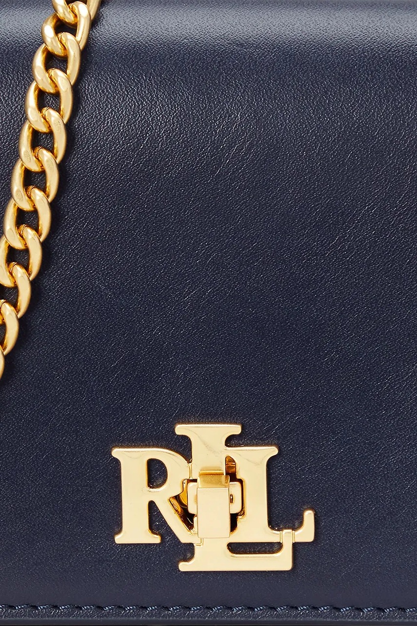 Шкіряна сумочка Lauren Ralph Lauren колір червоний 432915377 