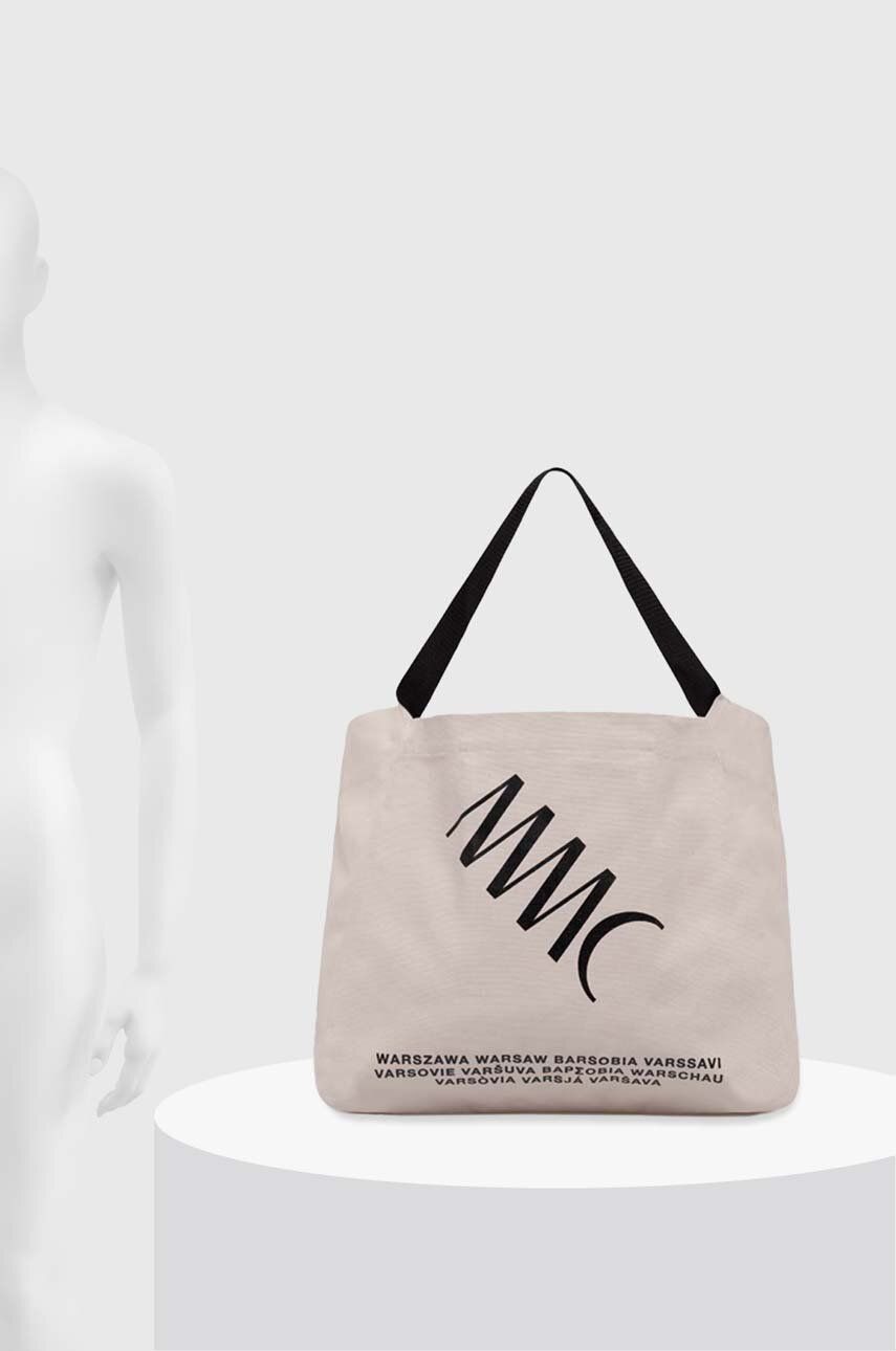 Bombažna Torba MMC STUDIO Bež Barva, LOGO.BAG