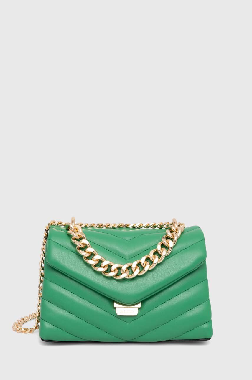 Aldo poseta MEILANI culoarea verde, MEILANI.300 - Shoppu.ro