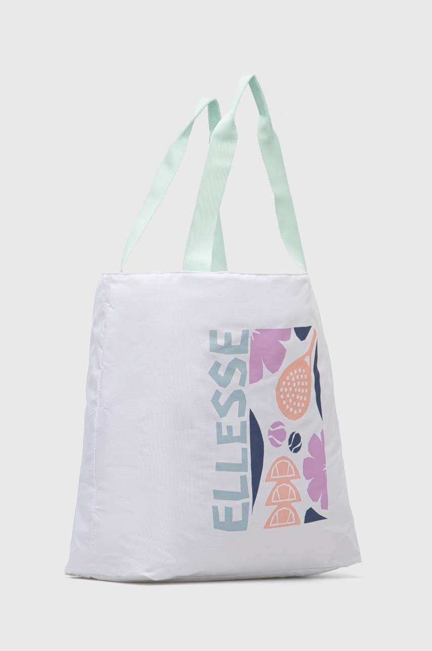 Τσάντα Ellesse Mittie Tote Bag χρώμα: άσπρο, SAVA3587 φωτογραφία