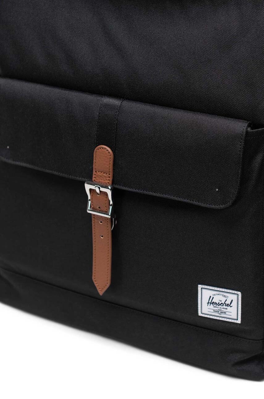 Τσάντα Herschel Retreat Tote χρώμα: μαύρο φωτογραφία