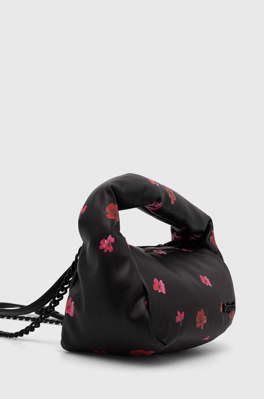 Τσάντα Desigual χρώμα: μαύρο φωτογραφία