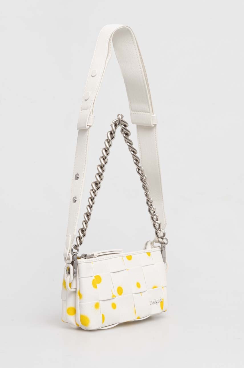 Τσάντα Desigual χρώμα: κίτρινο φωτογραφία