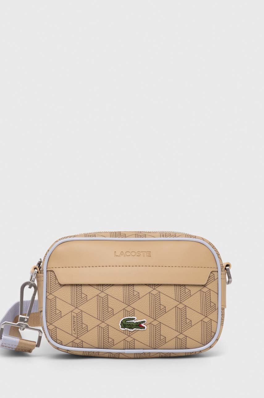 

Чанта Lacoste в бежово, Бежов
